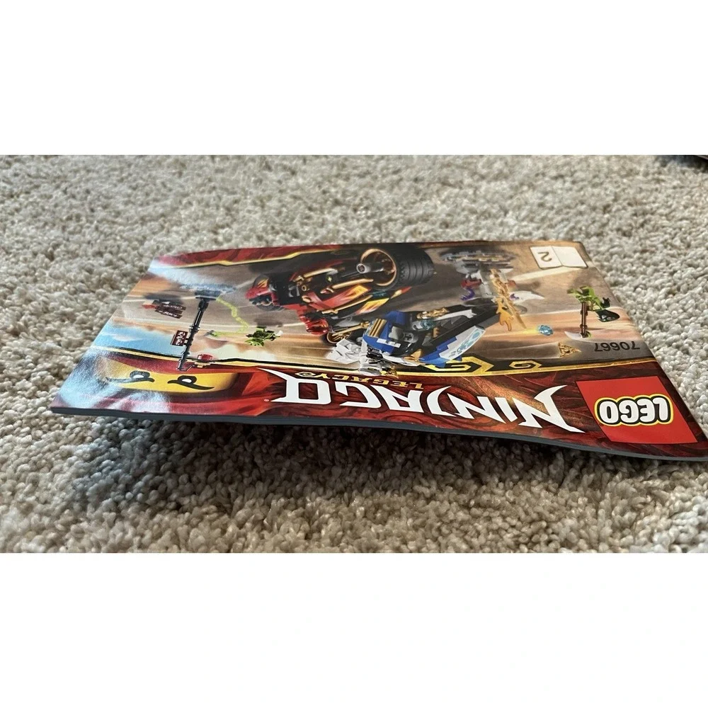 LEGO Ninjago Instruction Manual Booklets Lot 6 71738 70641 70667 70672 70610